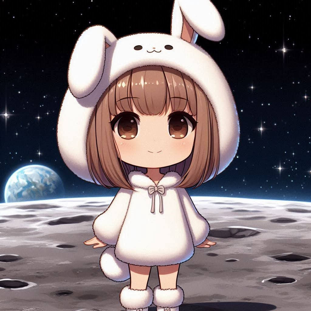 #029 月のうさぎ